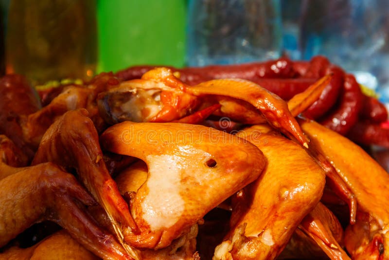 Tasty smoked chicken wings royalty free stock image Tasty smoked chicken wings royalty free stock image