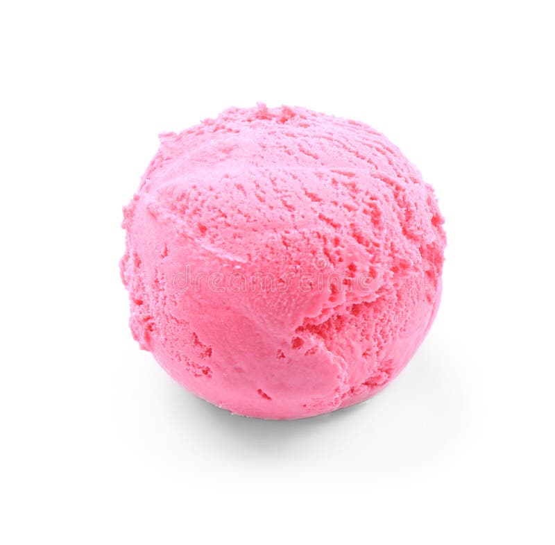 Strawberry Ice-Cream Ball Stock Photo by ©Zakharova 70389833