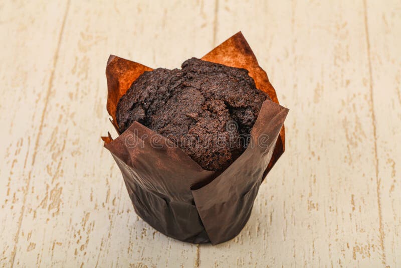 Tasty Sweet Chocolate Muffin Bakery Stock Photo Image of cake, baked