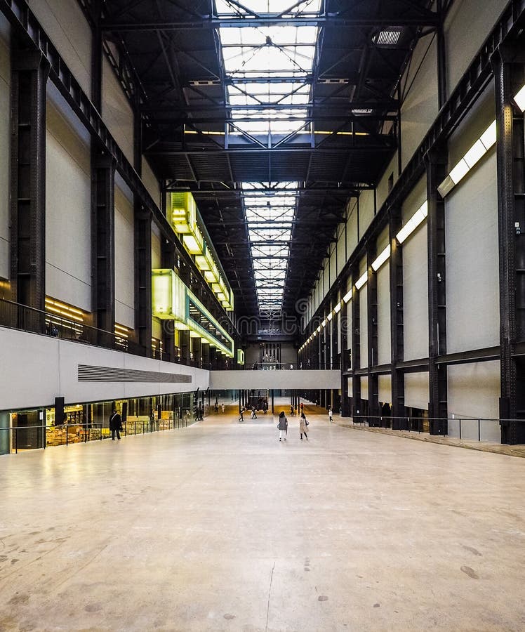 Tate Modern Turbine Hall i London (hdr) royaltyfri foto Tate Modern Turbine Hall i London (hdr) royaltyfri foto