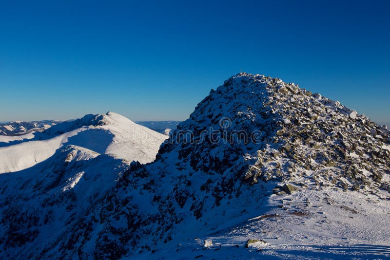 Tatra mountains from Chopok, Slovakia