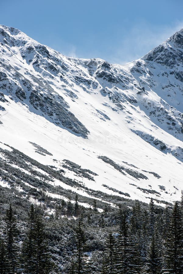 Tatry na Slovensku zasnežené