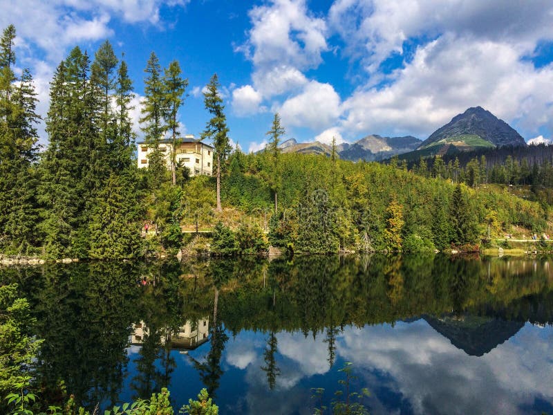 Tatras mountain in Slovakia in a summer time