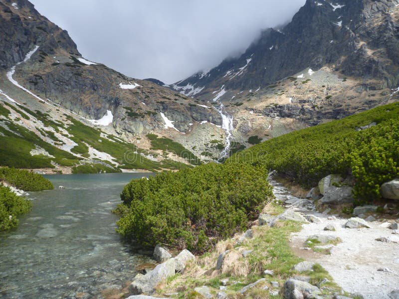 Tatry mountains in Slovakia in the spring