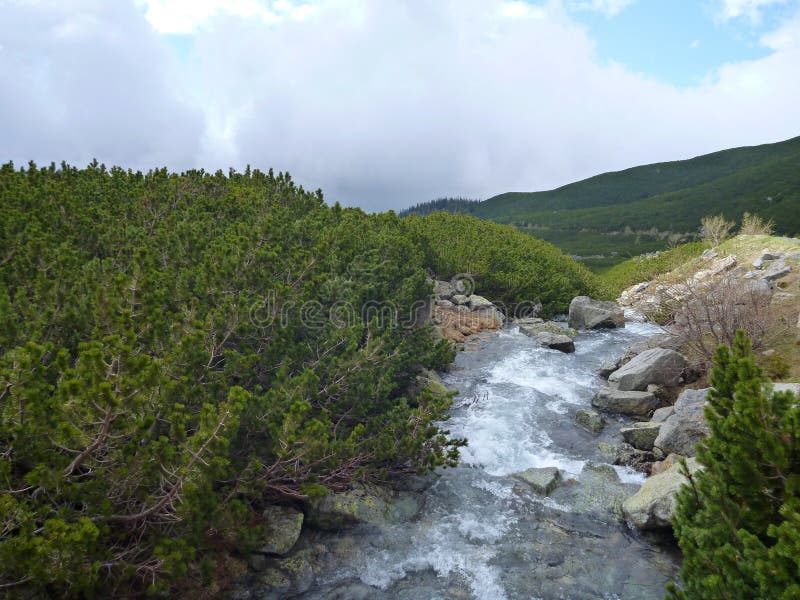 Tatry mountains in Slovakia in the spring