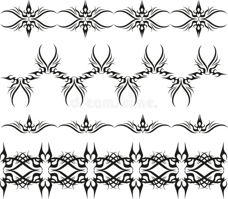 Tribal Armband Tattoo Vector Design Clipart Stock Vector Illustration of vector, thorns 41570684