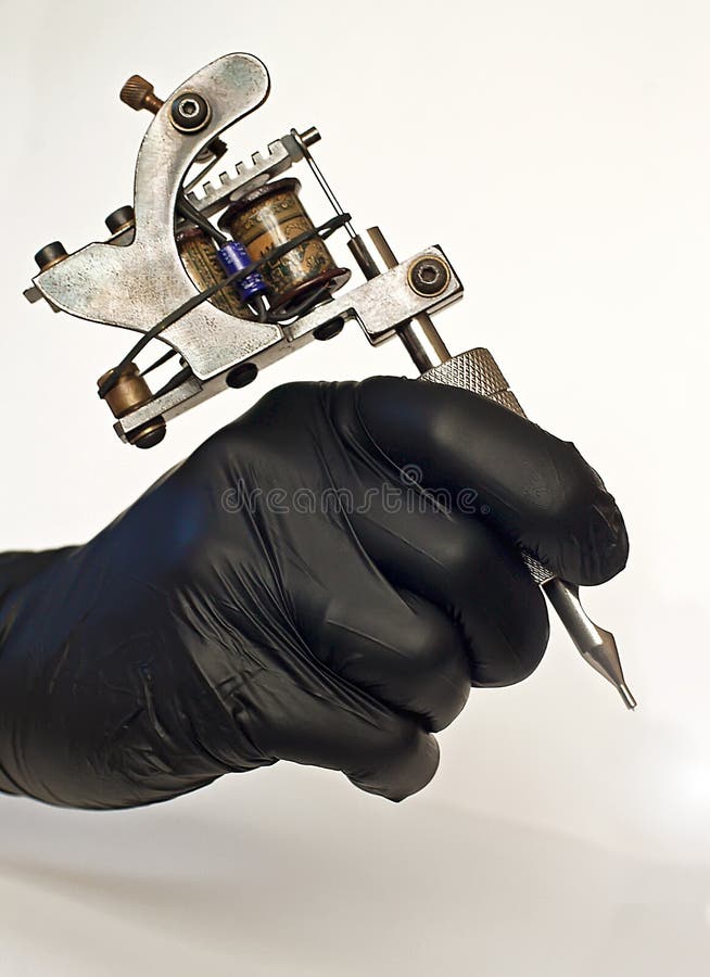 Tattoo machine stock photo. Image of pattern, contour 102720070