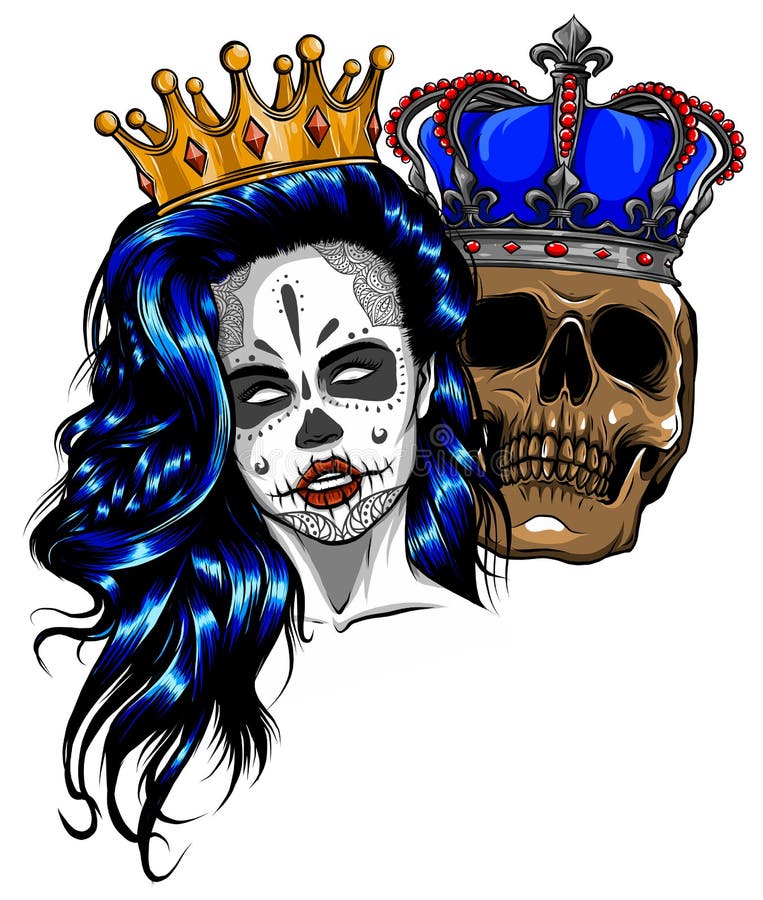 1709 Skull King Queen Images Stock Photos  Vectors  Shutterstock
