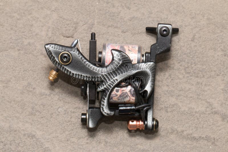 Tattoo machine ( gun ). stock image. Image of coils, machine 39463981