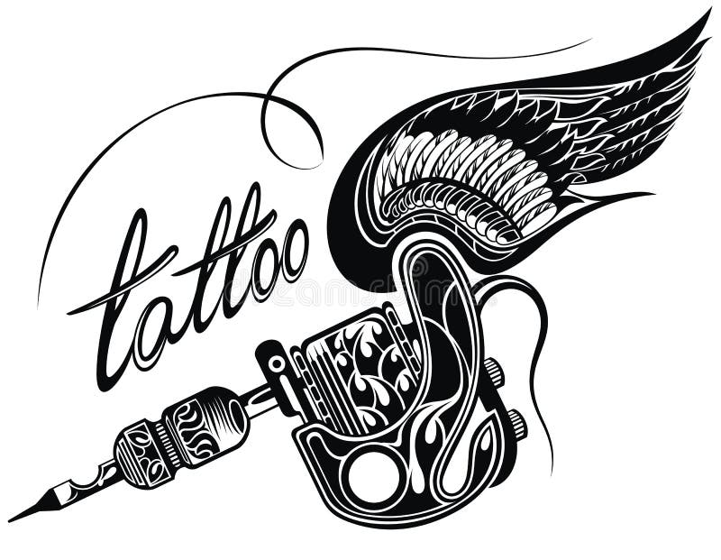 Tattoo Gun Stock Vector Illustration and Royalty Free Tattoo Gun Clipart