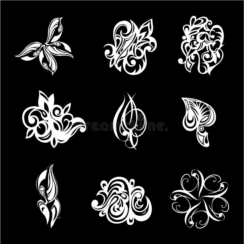 Samples tatoo images stock vector. Illustration of black - 14616930
