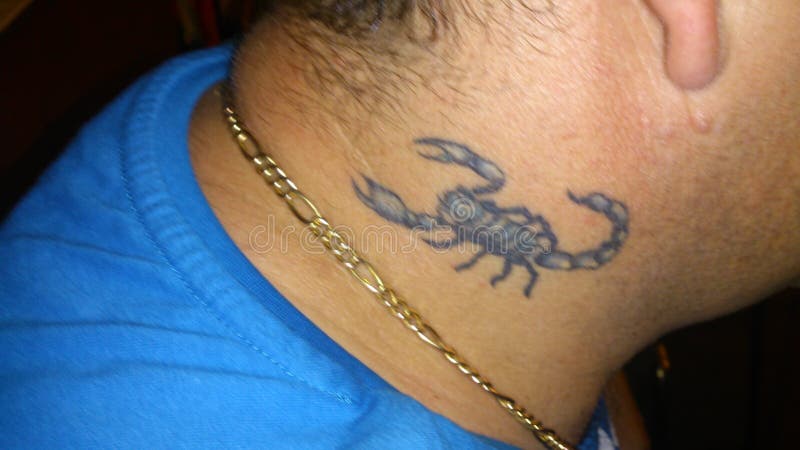 3D Scorpion on neck. | Tatuagem de escorpião, Tatuagem no pescoço, Tatuagem  escorpião