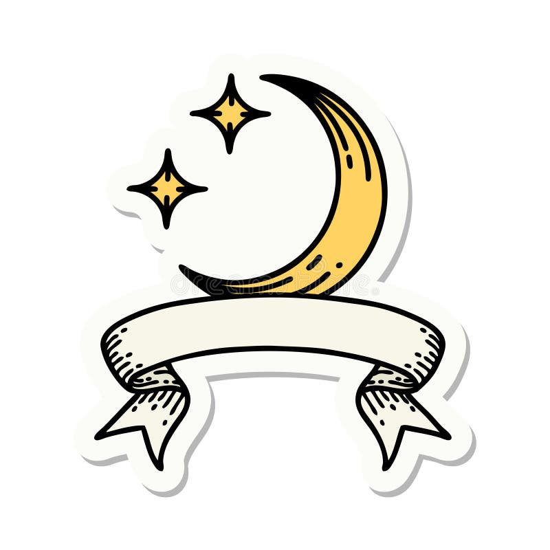 Banner With Moon, Star For Ramadan Celebration. Stock Vector