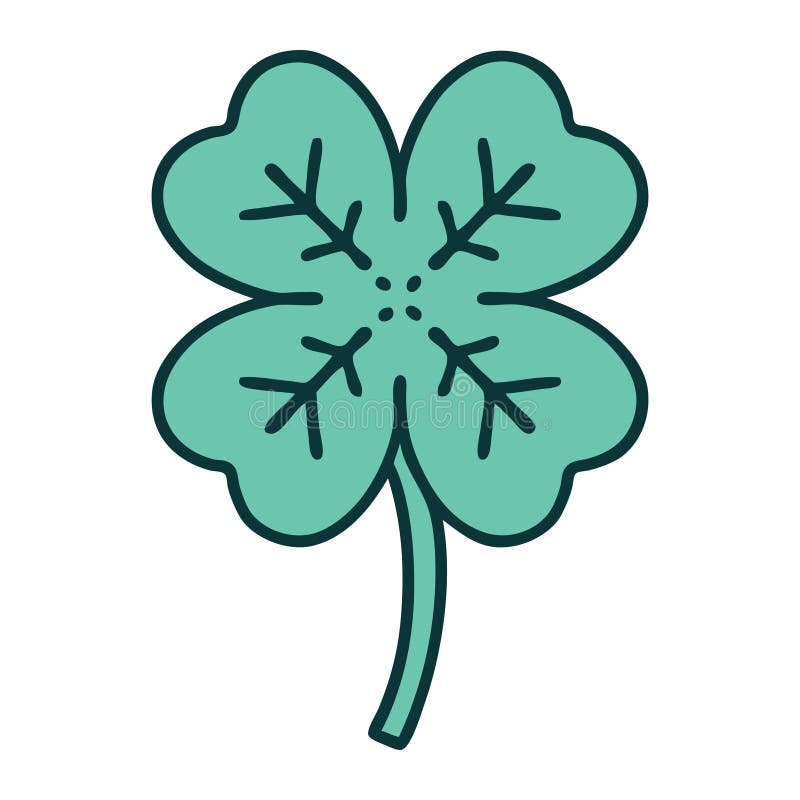 https://thumbs.dreamstime.com/b/tattoo-style-icon-leaf-clover-iconic-image-180368029.jpg