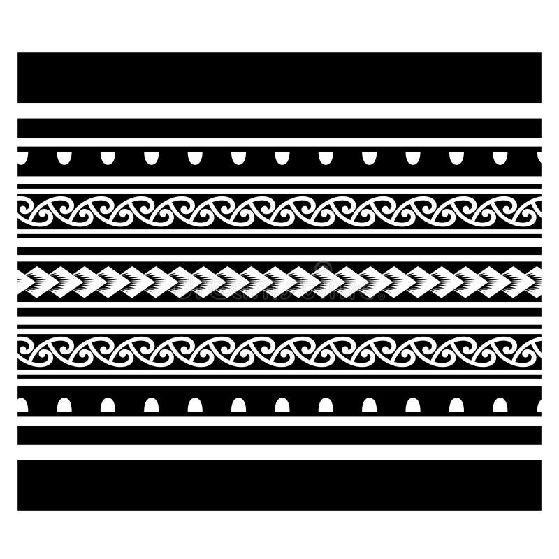 Featured image of post Maori Patterns Black And White - Arrows tribal black and white seamless pattern vector.