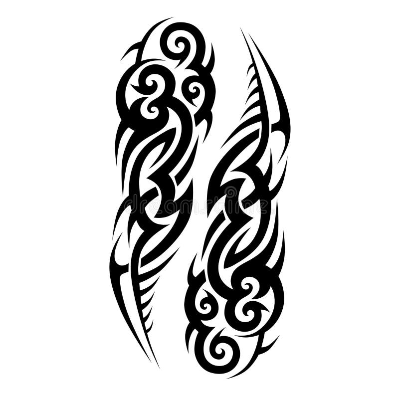 Tattoos Ideas Designs â€“ Tribal Tattoo Pattern Vector Illustration ...