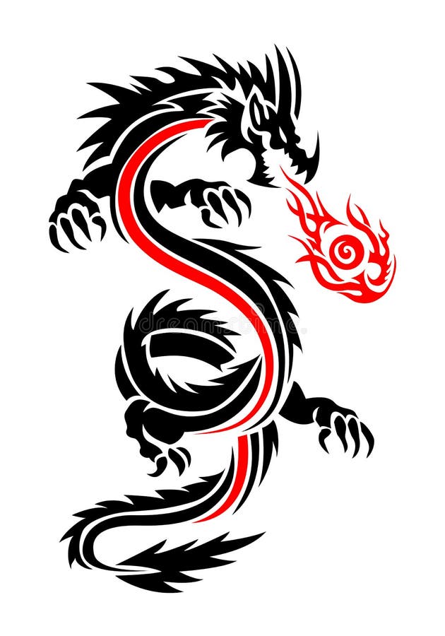 Jogo do dragão ilustração do vetor. Ilustração de fortuna - 13808017