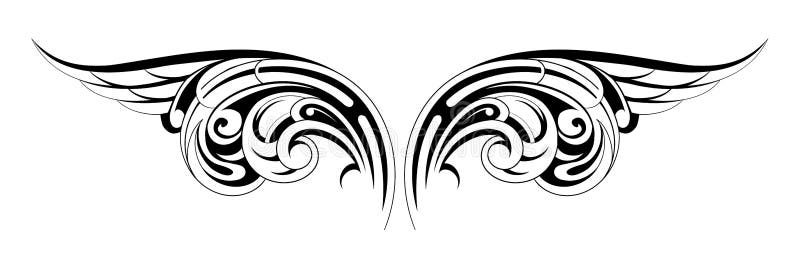 Tatuaje de alas libre illustration