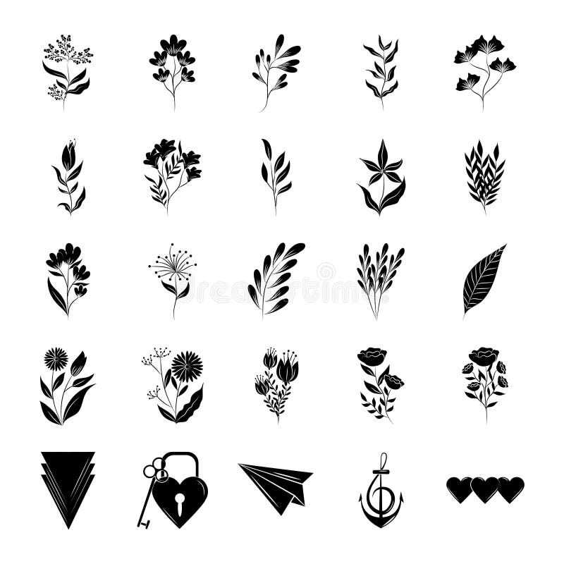 Tatuaje Minimalista Flores Botánicas Hojas Material Boceto Siluetas Iconos De Arte Ilustración del Vector - Ilustración de decorativo, blanco: 195029828 Tatuaje Minimalista Flores Botánicas Hojas Material Boceto Siluetas Iconos De Arte Ilustración del Vector - Ilustración de decorativo, blanco: 195029828