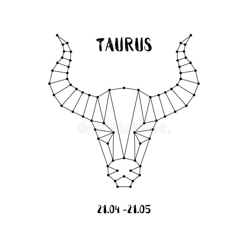 taurus wektora ilustracji znak zodiaku Projektuje element dla ulotek lub kartka z pozdrowieniami, emblemat, logo Wektorowy astrol ilustracji taurus wektora ilustracji znak zodiaku Projektuje element dla ulotek lub kartka z pozdrowieniami, emblemat, logo Wektorowy astrol ilustracji