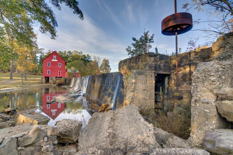 Starr's Mill near Atlanta, Georgia. Starr's Mill near Atlanta, Georgia.