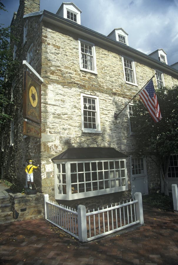 Tavern/Hotel in Historic Middleburg, VA on US Route 50 Editorial Image