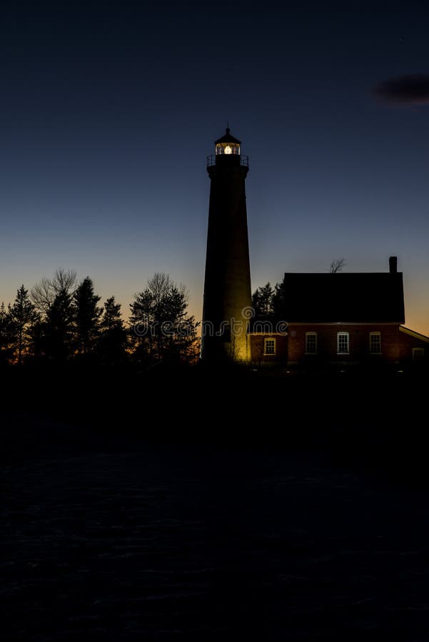 Tawas Point Lighthouse royalty free stock image Tawas Point Lighthouse royalty free stock image