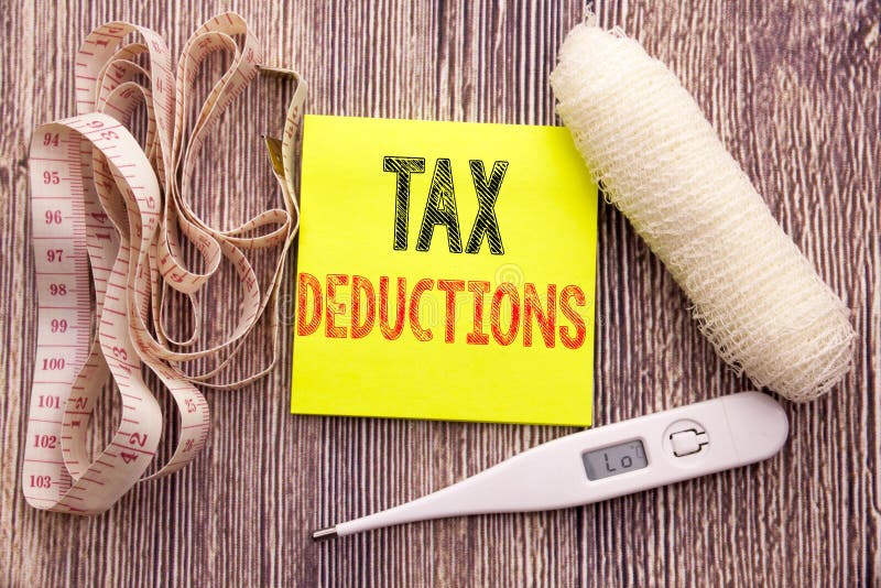 tax-deductions-business-fitness-health-concept-for-finance-incoming