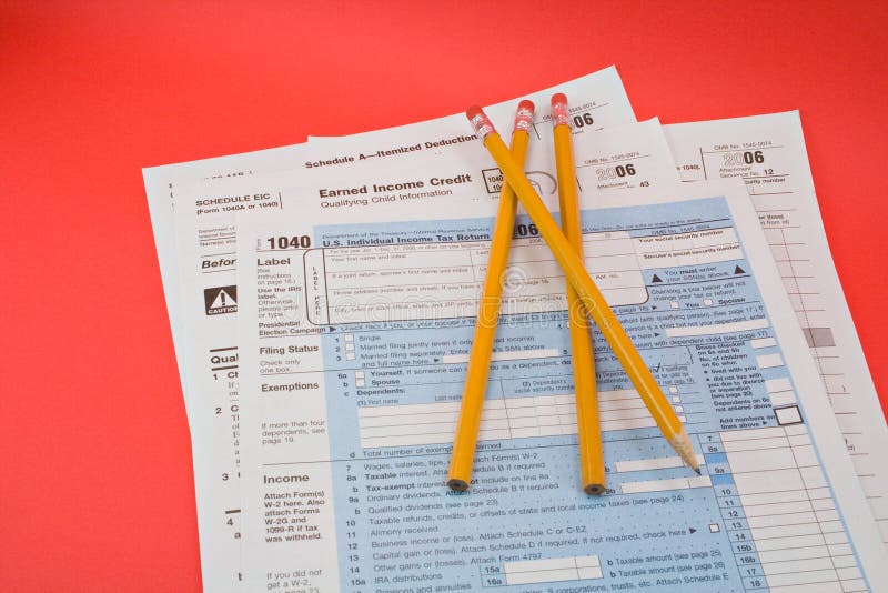 Tax forms 1040