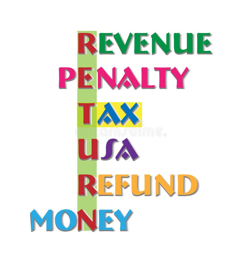 tax-return-meaning-words-vector-stock-vector-illustration-of