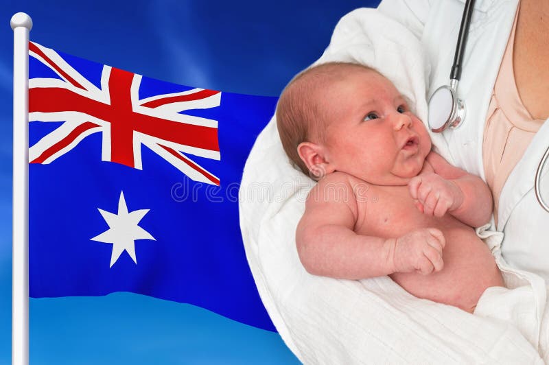 Taxa De Natalidade Nos EUA Bebê Recém-nascido Nas Mãos Do Médico Imagem de  Stock - Imagem de estados, américa: 169377353