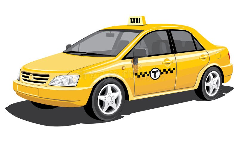 Taxi stock de ilustración Taxi stock de ilustración