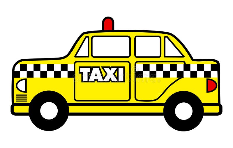 Taxi cab stock vector. Illustration of vector, wheels - 14606746 Taxi cab stock vector. Illustration of vector, wheels - 14606746