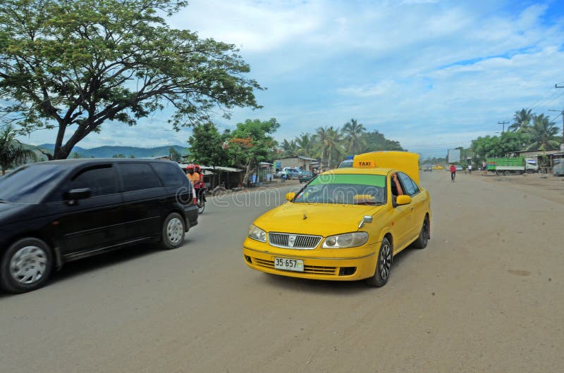 Taxi i Östtimor arkivbild Taxi i Östtimor arkivbild
