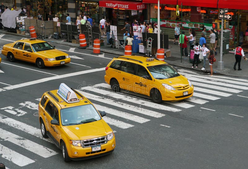 luchthaven Hoofd ticket Taxi NYC redactionele fotografie. Image of geel, stedelijk - 16122267