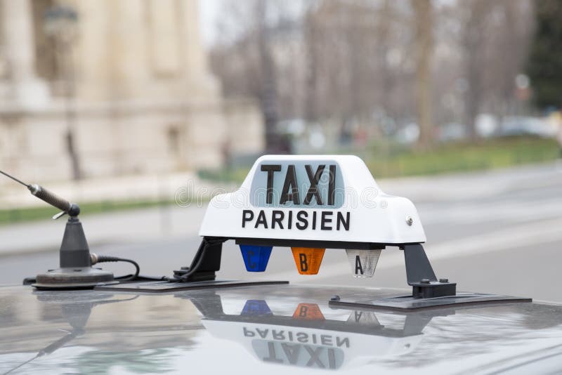 Taxi París fotos de archivo Taxi París fotos de archivo