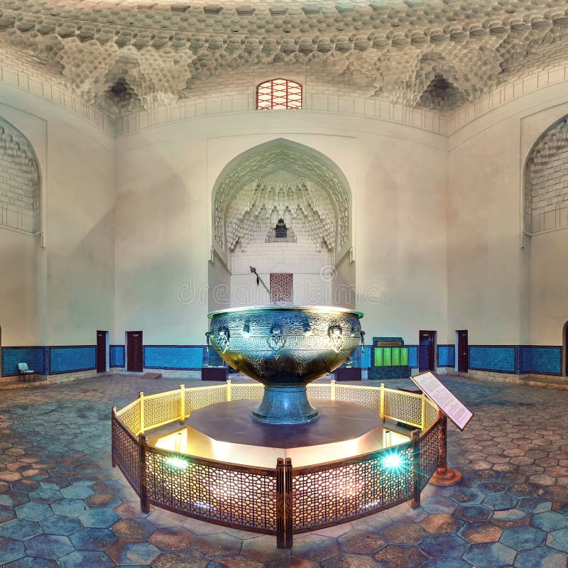 Taykazan, mausoleo de Khoja Ahmed Yasawi, Turkestan, Kazajistán fotografía de archivo libre de regalías Taykazan, mausoleo de Khoja Ahmed Yasawi, Turkestan, Kazajistán fotografía de archivo libre de regalías