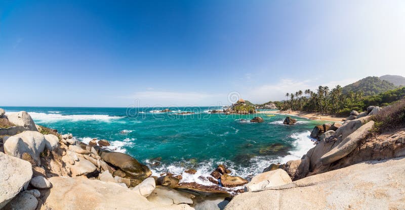 Tayrona Panorama royalty free stock photography Tayrona Panorama royalty free stock photography