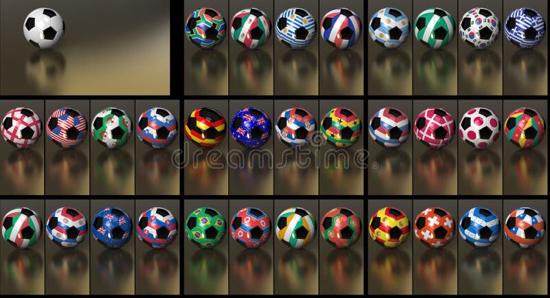 Taza 1080 de mundo de la colección del fútbol de HD 2010