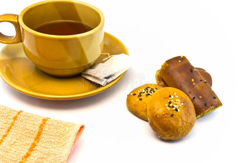 Taza de té y aislada imágenes de archivo libres de regalías Taza de té y aislada imágenes de archivo libres de regalías