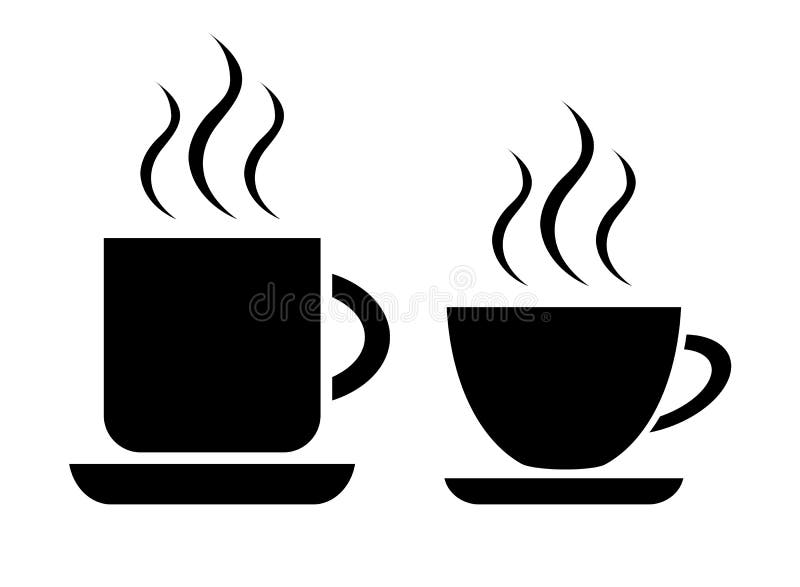 Taza del café y de té