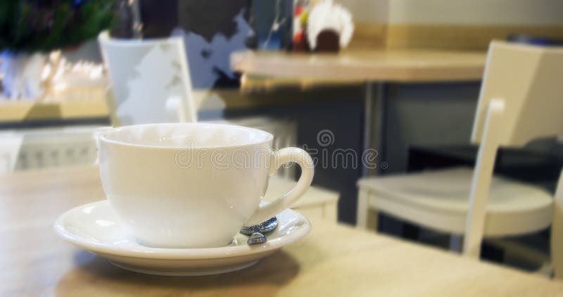 Taza para el café o el té foto de archivo Taza para el café o el té foto de archivo