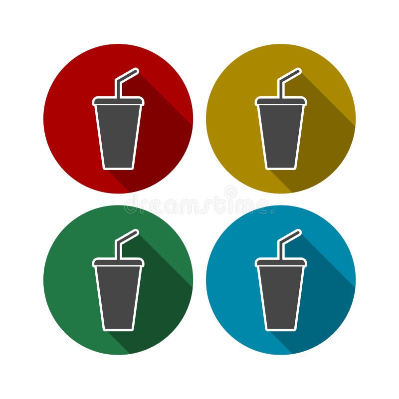 Tazza della soda di vettore illustrazione di stock