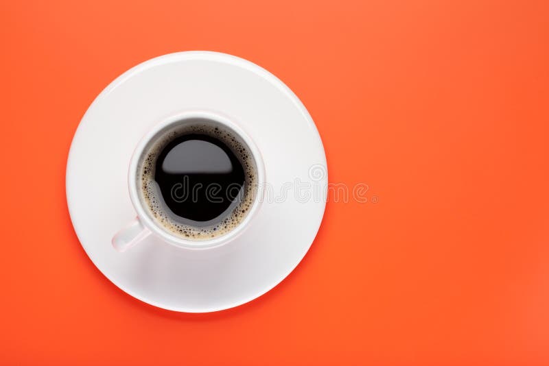 Tazza di caffè nero fotografia stock libera da diritti
