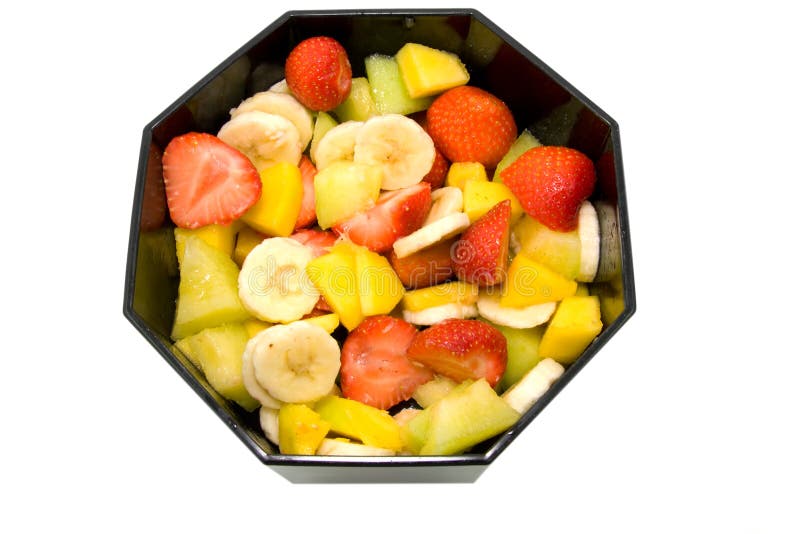 Tazón de fuente con las frutas frescas fotos de archivo libres de regalías Tazón de fuente con las frutas frescas fotos de archivo libres de regalías