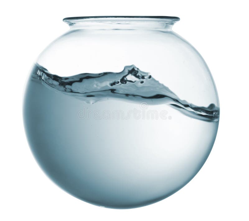 A bowl of moving water. A bowl of moving water