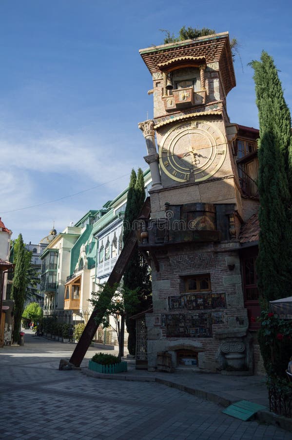 484 Tbilisi Clock Tower Stock Photos Free & RoyaltyFree Stock Photos