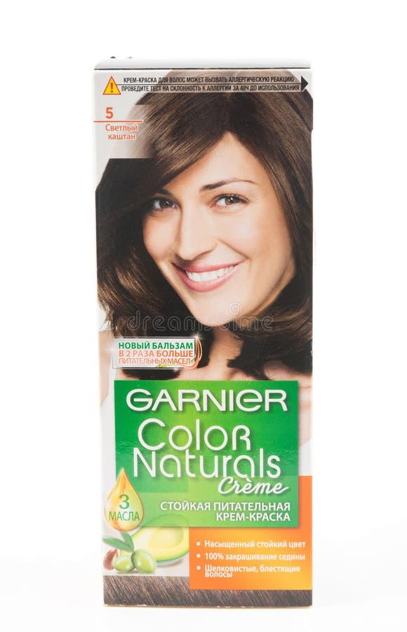 TBILISI, GEORGIA- April 18, 2020:Garnier Color Naturals Hair Cream Closeup  on White Editorial Stock Image - Image of 2020, garnier: 179889994
