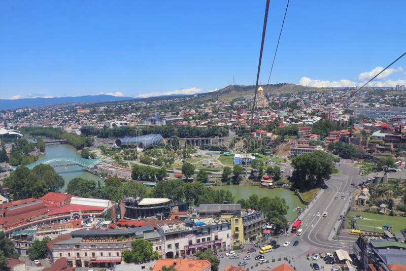 Tbilisi, Ansicht Des Freiheitsmonuments Bekannt