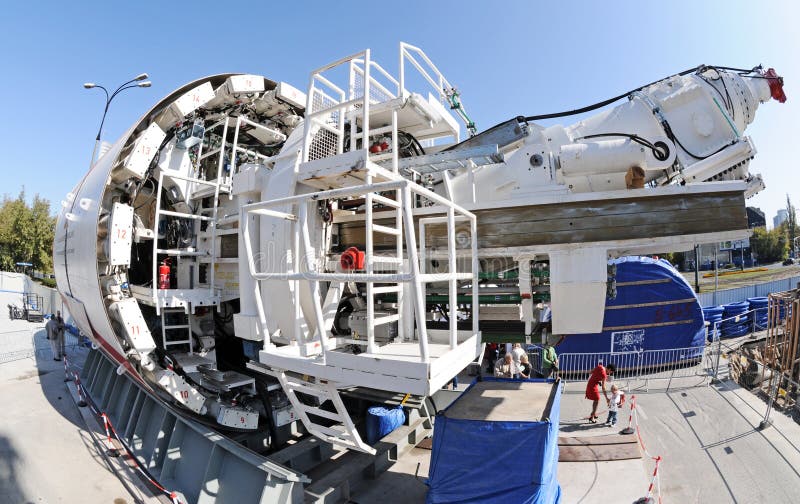 tbm warsaw машины стоковое изображение rf tbm warsaw машины стоковое изображение rf